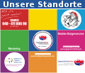 Die Standorte der FreiwilligenBörseHamburg